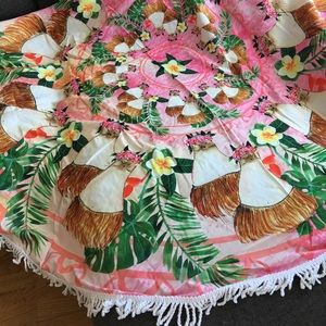 Decorative Round Cat Throw